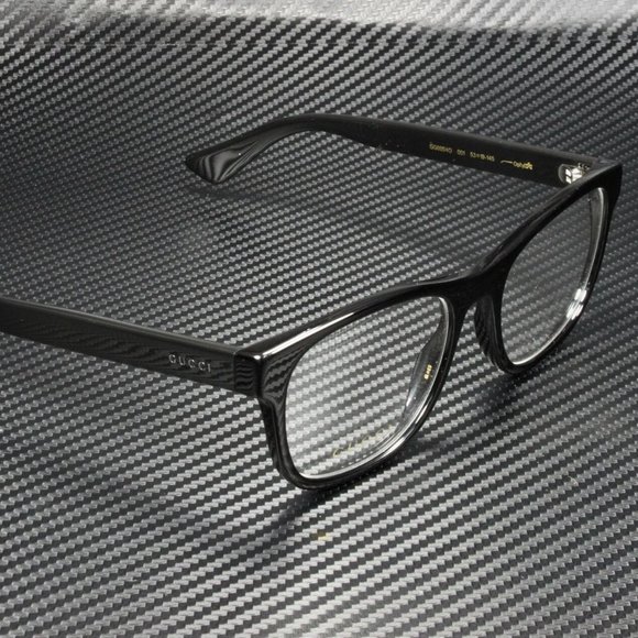 GUCCI BLACKED OUT EYEGLASSES 53MM! NEW! SALE! - Picture 1 of 4
